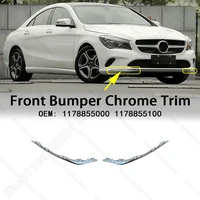 Parachoques delantero cromado plateado para Mercedes-Benz CLA180/200/250 (W117) 2016-2019 1178855000 1178855100