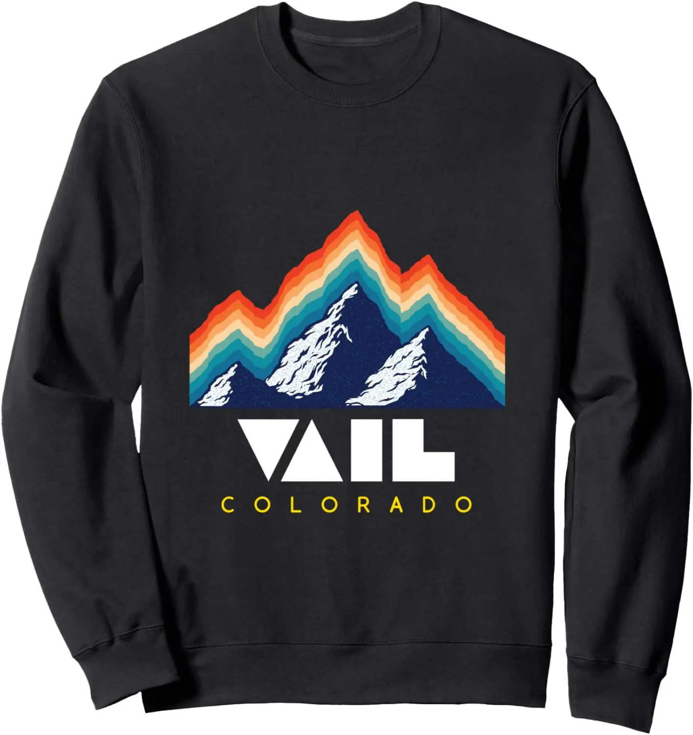 

Vail Colorado - USA Ski Resort 1980s Retro Sweatshirt