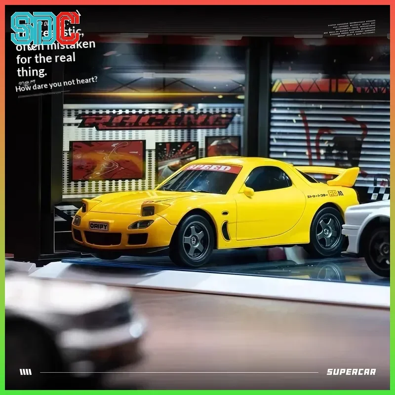 1/43 مقياس التحكم عن بعد الانجراف سيارة 4WD نموذج سطح المكتب مرنة التوجيه RC سيارة لعبة للبنين هدية الكريسماس المثالية #1