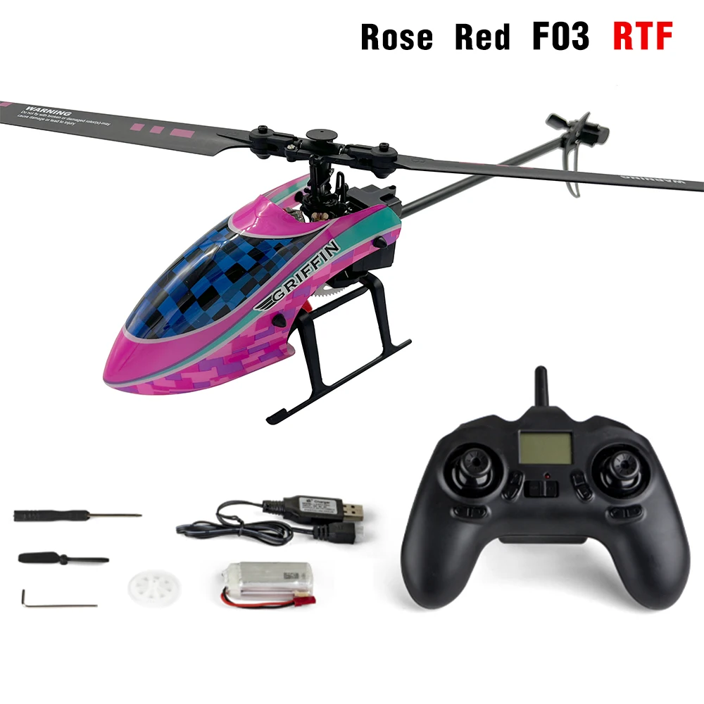 9Imod F03 Rc Helikopter 4ch 2.4Ghz Afstandsbediening Helikopter Met 6-assige Gyro Rtf Gift Helikopter Speelgoed Voor Kinderen Volwassenen