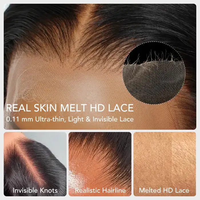 16-42 Zoll glattes brasilianisches Echthaar-Perücke, 250 % Dichte, 13x4 13x6 HD transparente Lace-Front-Perücke, vorgezupftes Babyhaar, natürlicher Haaransatz für Frauen – Detail 5