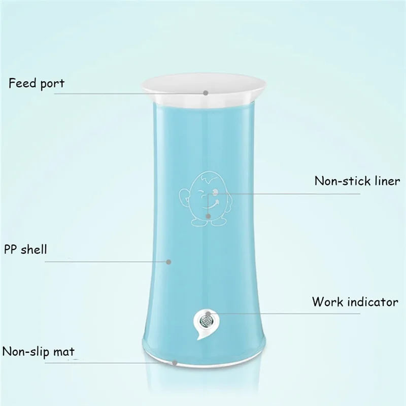 A76G-Electric Automatic Rising Egg Roll Maker Electric Household DIY Cooking Tool Egg Cup Omelette Master Sausage Machine EU Plu