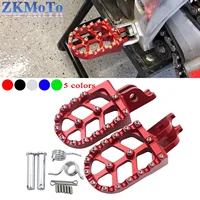 Reposapiés de aluminio CNC para motocicleta, pedales para HONDA CRF150R CRF250R CRF250X CRF450R CRF450X CRF250RX CRF450RX