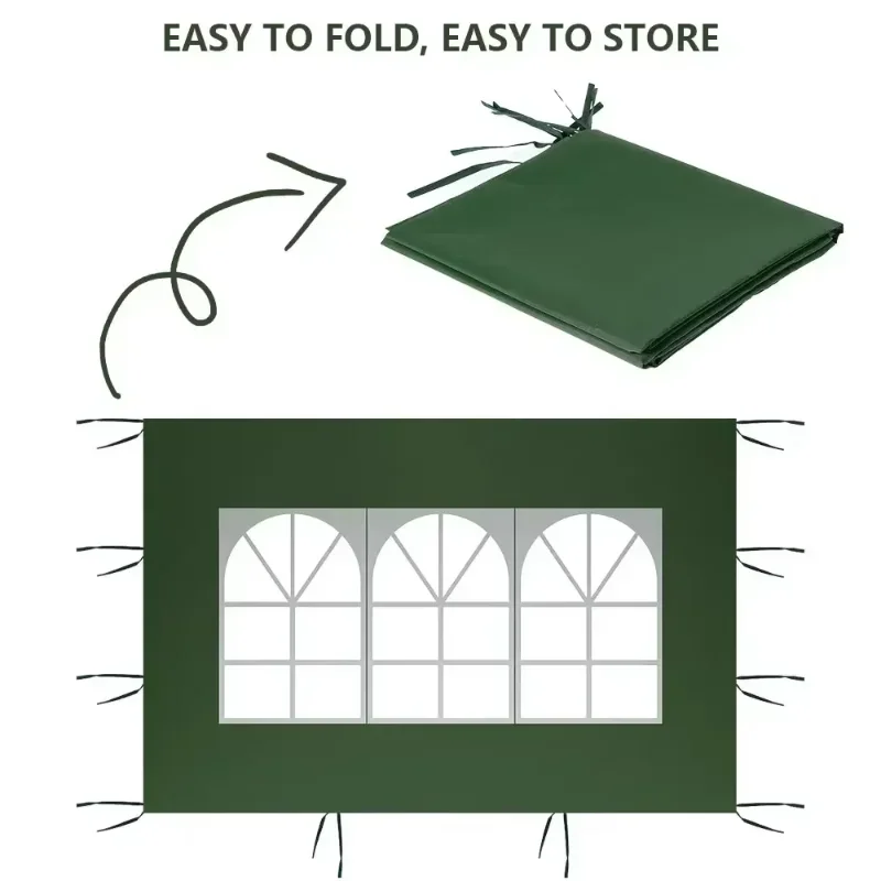 Oxford Cloth Outdoor Portable Without Canopy Tops Frame 3*2m Camping Rainproof Shade Waterproof Tents Tent Side Shelter Cloth