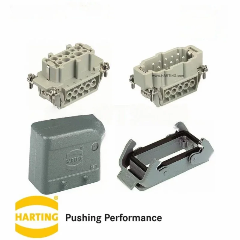 Original Genuine Harting Connector 09330102601 10-Pin 10-Core Complete Set Aviation Plug 09330102701