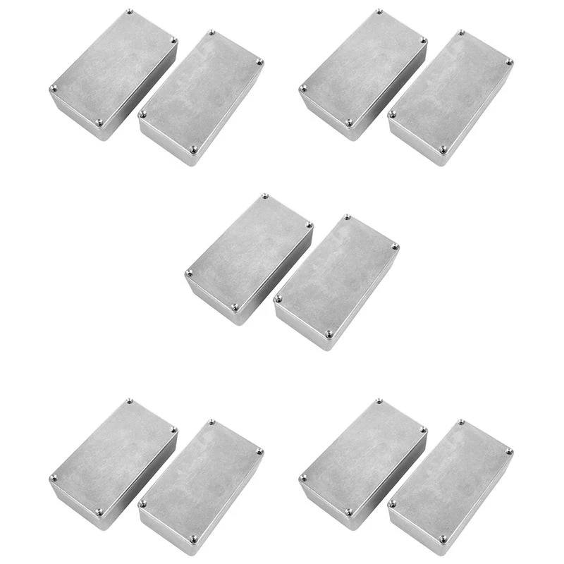 AA90-10Pcs 125B/1590N1 Aluminum Case Guitar Stompbox&Pedal Enclosure For Guitar Effect Pedal Project