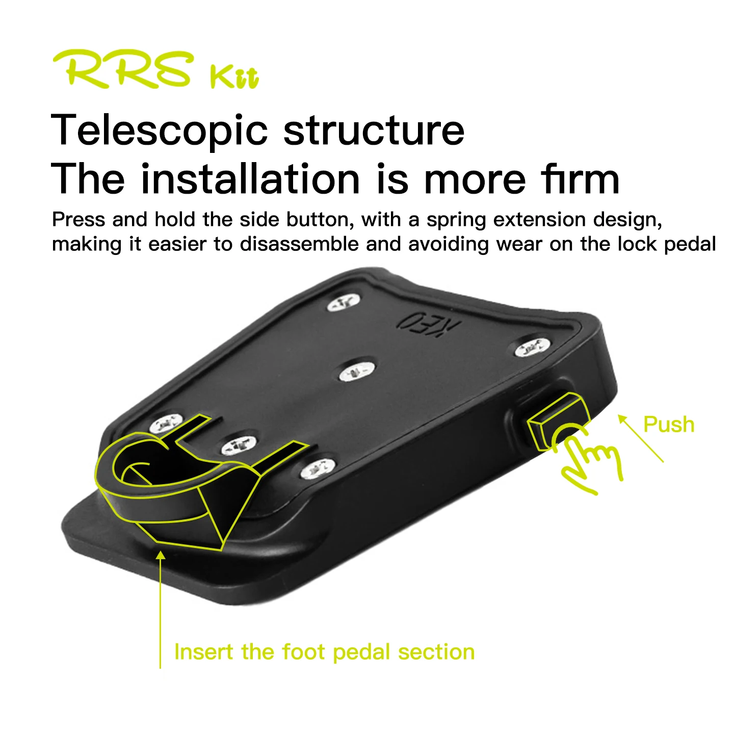 RRSKIT الطريق دواسة دراجة المربط محول لنظام Shimano SPD دراجة كليب دواسة محول ل منصة كيو دواسة تحويل محول #4