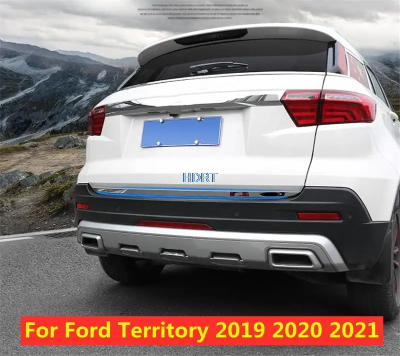 

Автомобильная Лента для облицовки задней двери для Ford District 2019 2020 2021 аксессуары автостайлинг украшение 1 шт. формовка задней двери