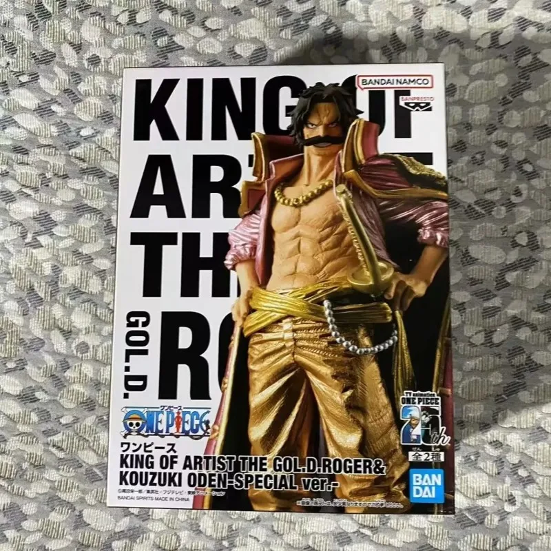 BANDAI Genuino One Piece KING OF ARTIST THE GOL.D.ROGERKOZUKI ODEN Anime Action Figures Ornamenti Giocattoli di modello