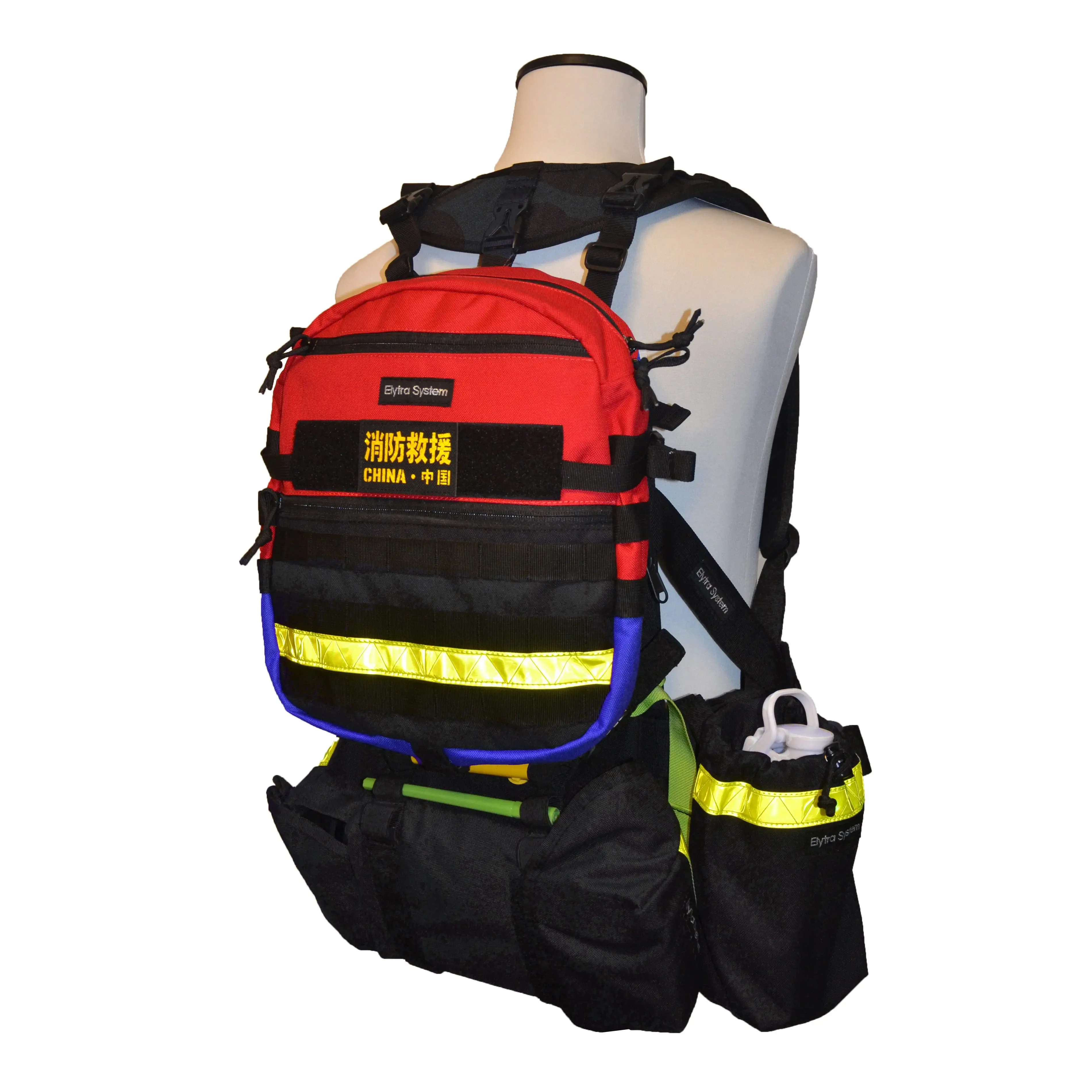 4 in 1 Combination High Capacity Firefighter Fireman Rescue Backpack Forrest Wildland Emergency Rescue Hydration