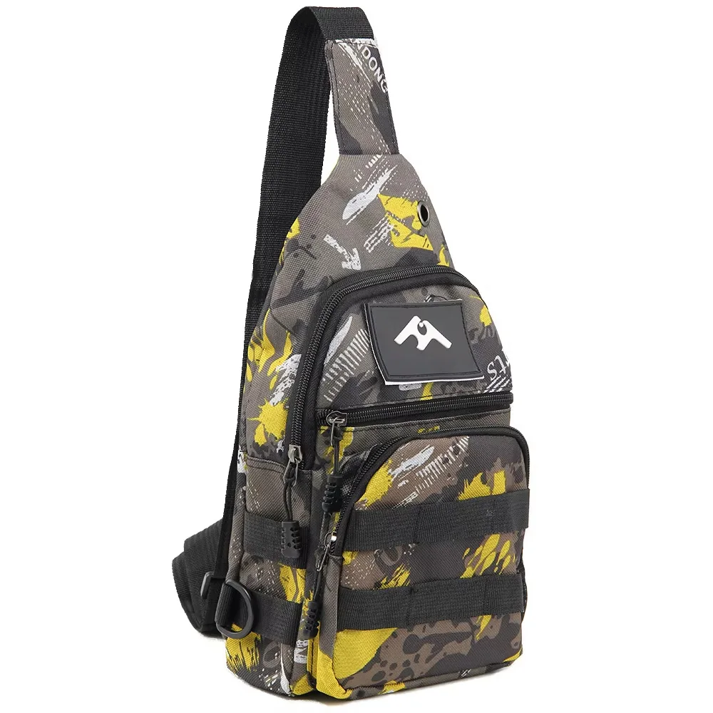 حقيبة ظهر مقاومة للماء لصيد الأسماك، حقيبة طُعم صيد تكتيكية خفيفة الوزن، معدات وصيد الأسماك والمعدات للرجال