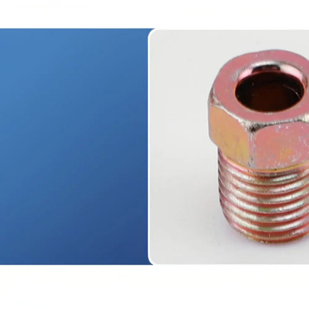 Professional Hydraulic Brake Tube Nut Flare Connector Steel Fitting For Automotive Brake System Pipe Maintenance Hardware