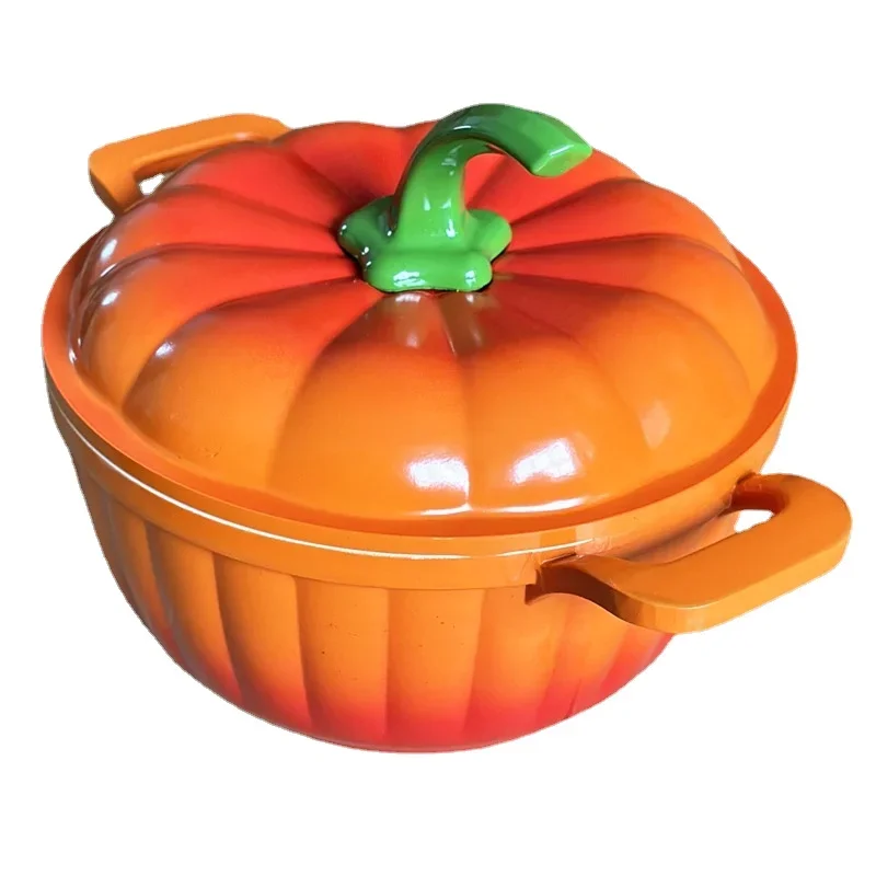 20/24cm Cooking Pots Ceramic Pumpkin Soup Casserole Water Locking And Preservation Non Stick Pan Bottom Thickened Cookware Set