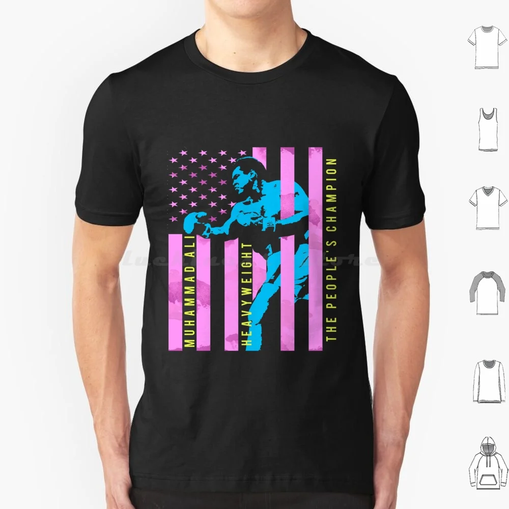 Ali The People's Champ T Shirt Cotton Men Women DIY Print Fighters Boxers Ali Khabib Mcgregor Heavyweight Knockout Undefeated