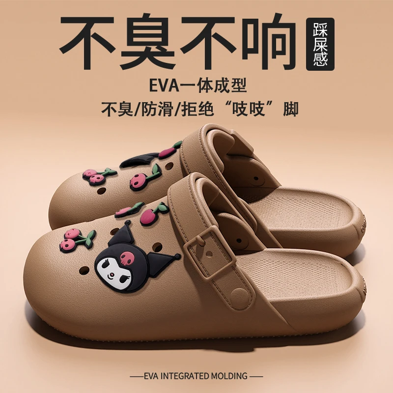 sanrio Hello Kitty cartoon simpatiche pantofole creative Kawaii coppia unisex stessa estate scarpe da spiaggia antiscivolo leggere regalo