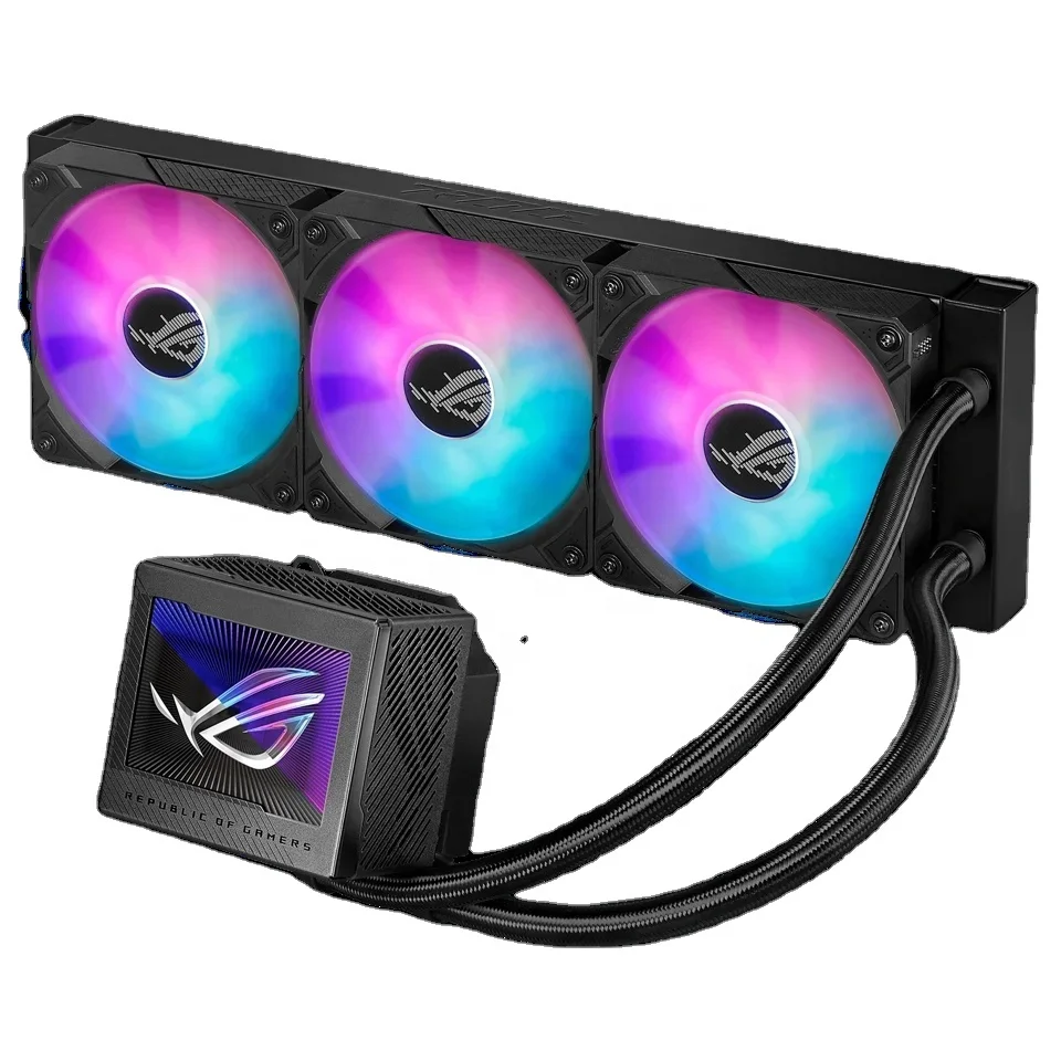 

ROG III 360 ARGB All-in-one Liquid CPU Cooler with 360mm Radiator Asetek 8th Gen Pump 3x Magnetic 120mm ARGB Fans