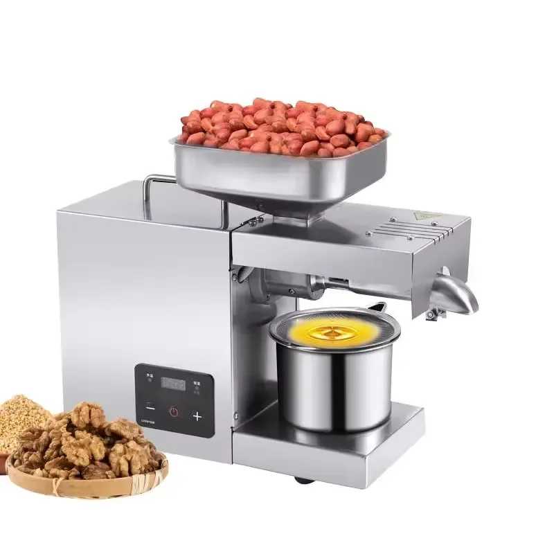 for Digital Display Automatic Cold Press Oil Extractor Machine for Groundnut Olive Walnut Palm Kernel Industrial Peanut Oil