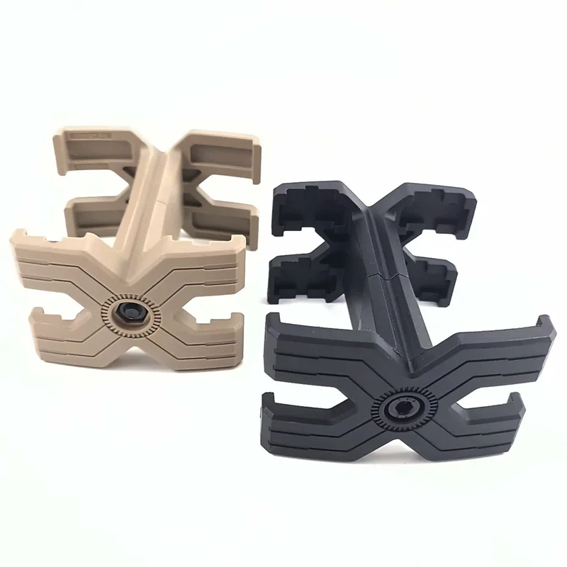 Double Rifle Magazine Coupler Link Clip For 5.56 M4 AR15 Airsoft Mag Parallel Connector Clamp Hunting Gun Accessorie