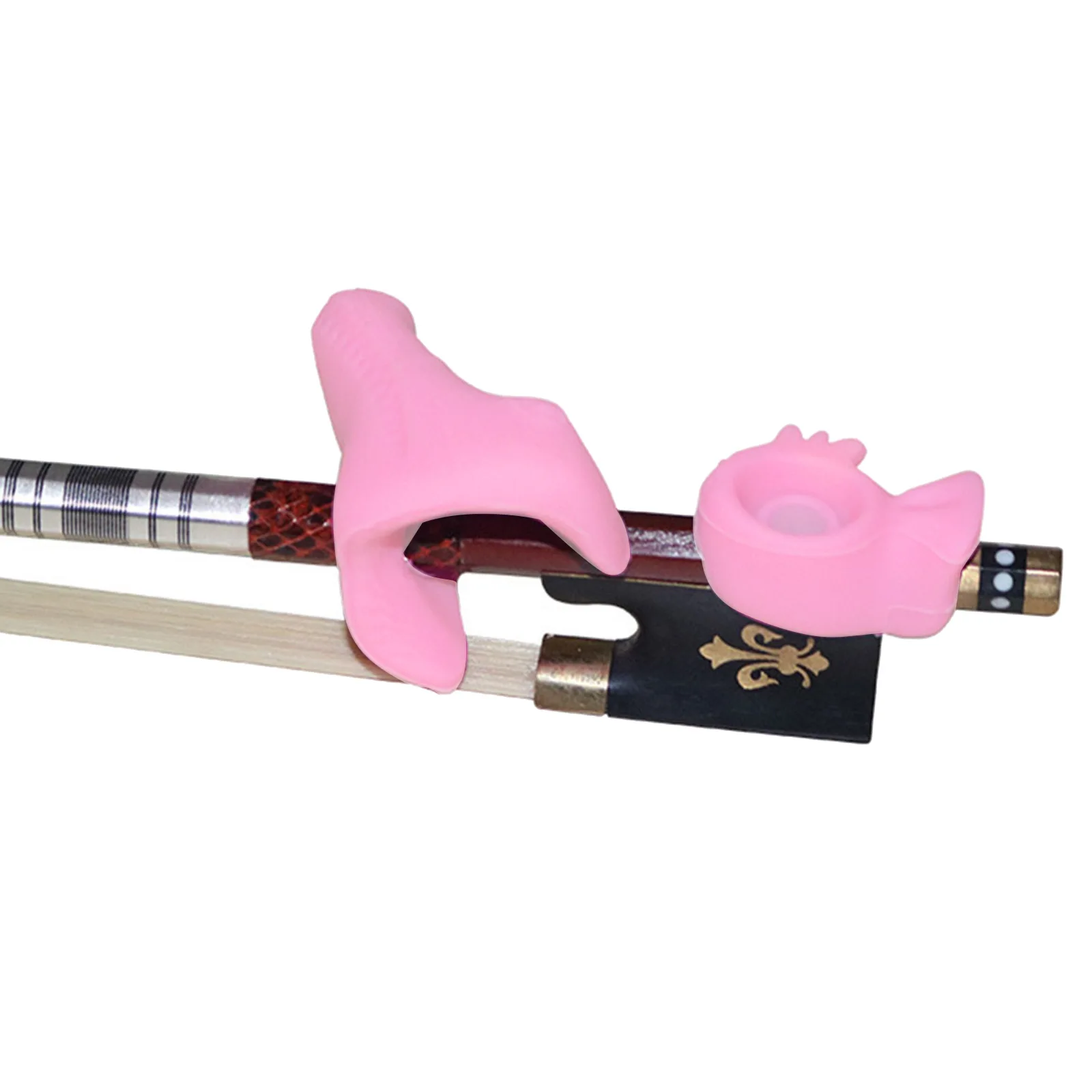 

Hand Support Arbor Grip Adult Child Curved Pinky Fingers Instrument Music Silicon Violin Bow Grip Posture Grip