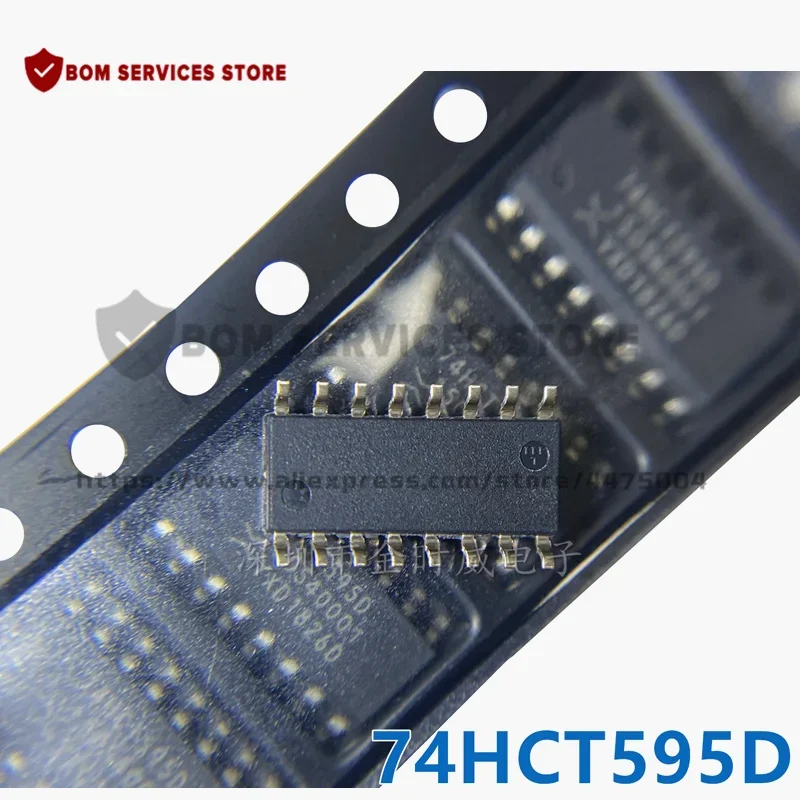 سريع ومجاني الشحن 10 قطعة/الوحدة HCT595 74HCT595 74HCT595D في الأوراق المالية