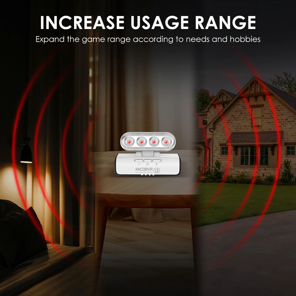 KKCOBVR i3 VR Infrared Light with Battery for Quest 3/3S/2/1 Pro