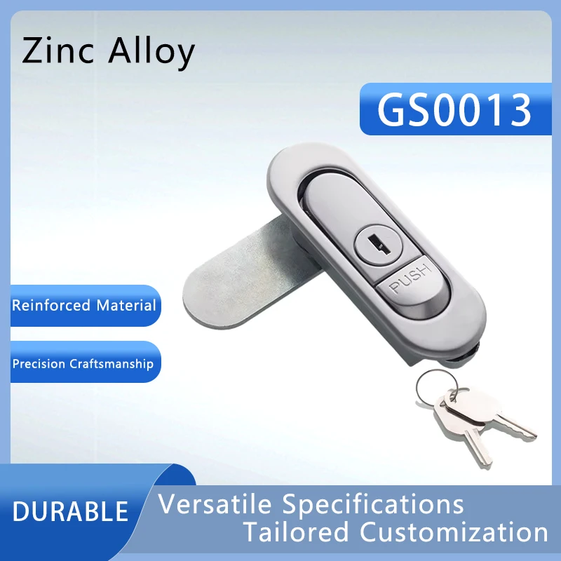 Zinc Alloy Flat Lock Electric Cabinet Door Lock Distribution Box Door Lock Switch Cabinet Lock