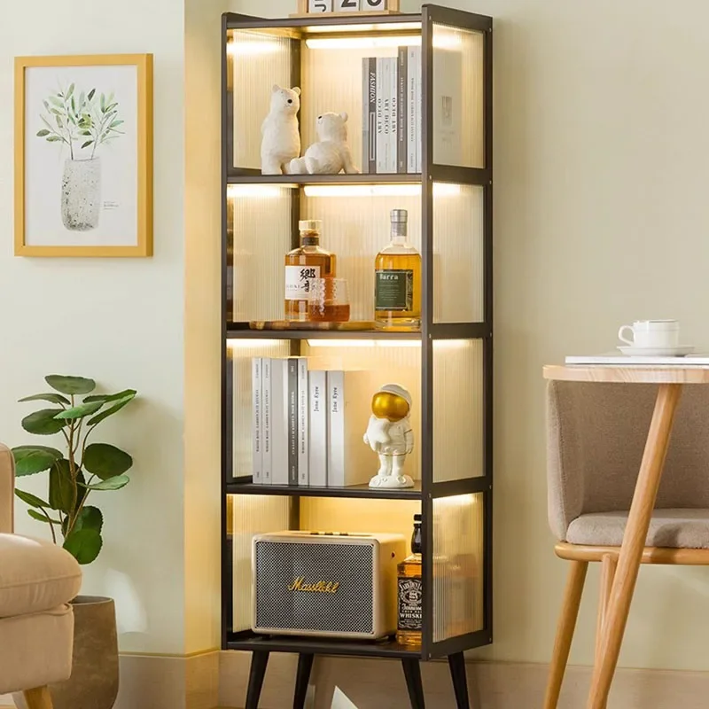 w*-Floor Decoration Bookcases Accessories Garden Library Wall Luxury Display Book Shelf Cube Minimalist Library Furniture/.