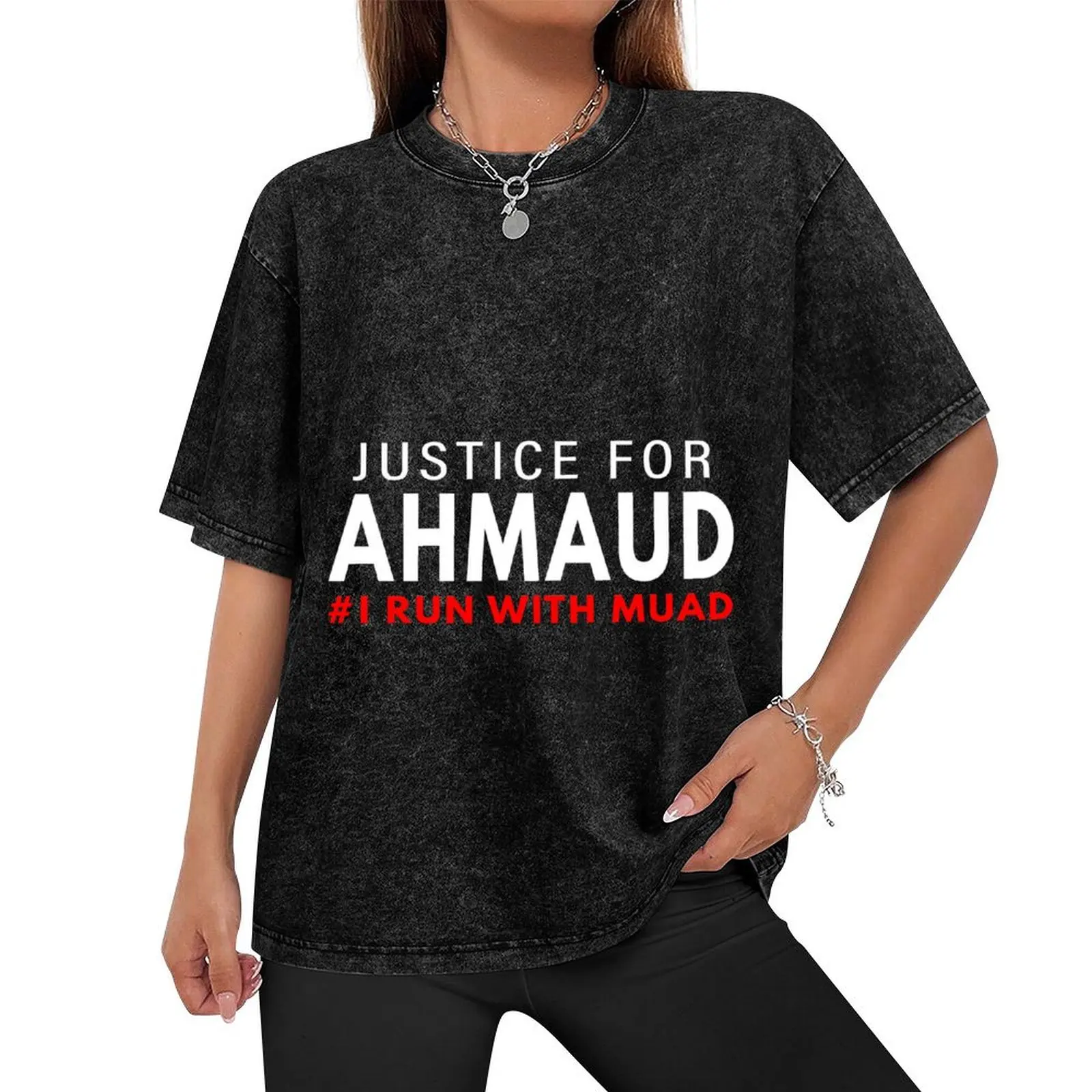 Justice for Ahmaud -i Run With Maud T-Shirt graphic t shirt vintage anime figures essential t shirt designer t shirt men