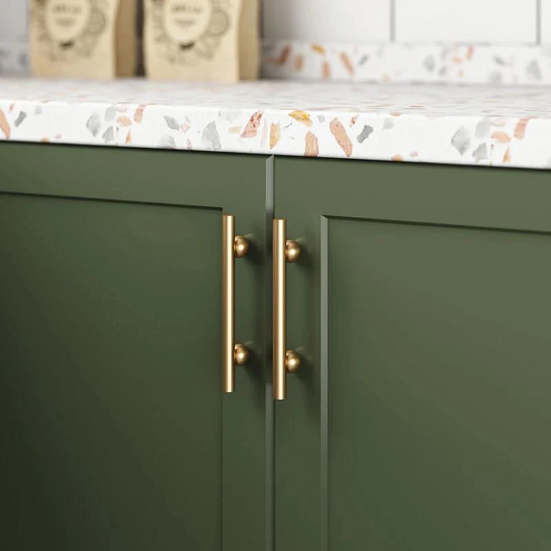 Beicai Messing-Schrankgriff Neuer Hochwertiger Moderner Minimalistischer Schubladen-, Schrank- und Kleiderschrankgriff im Luxus-Design mit Langem Griff – Detail 4