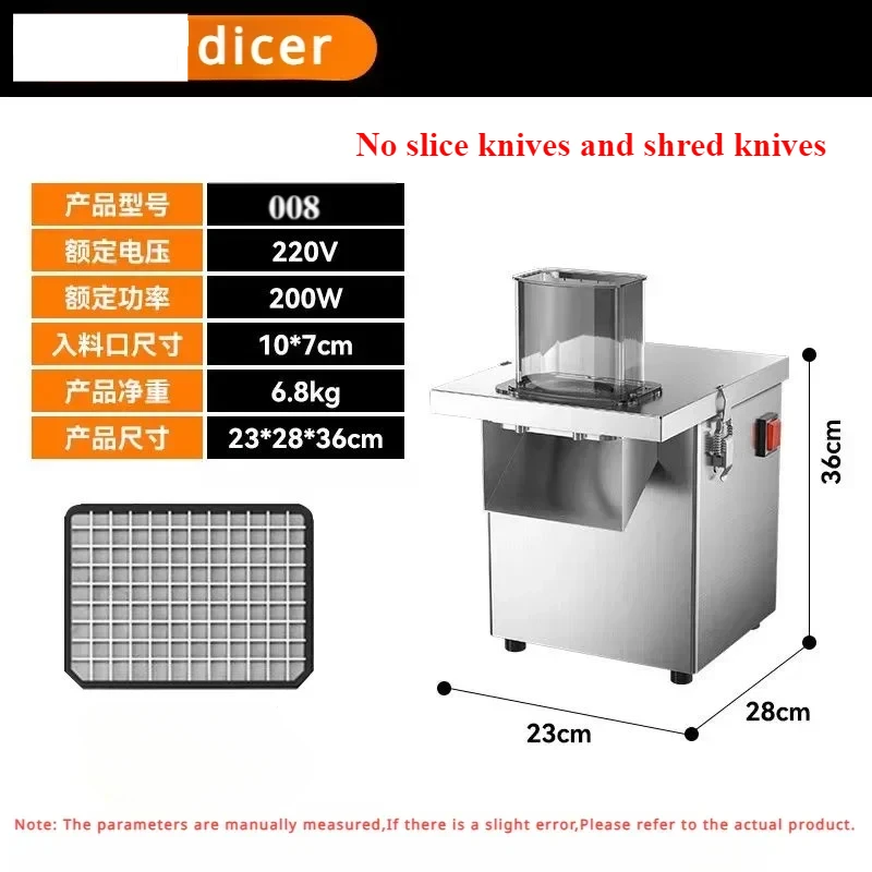 Cortador de verduras eléctrico multifuncional totalmente automático, triturador de verduras, rebanador de zanahorias y patatas, procesador de alimentos