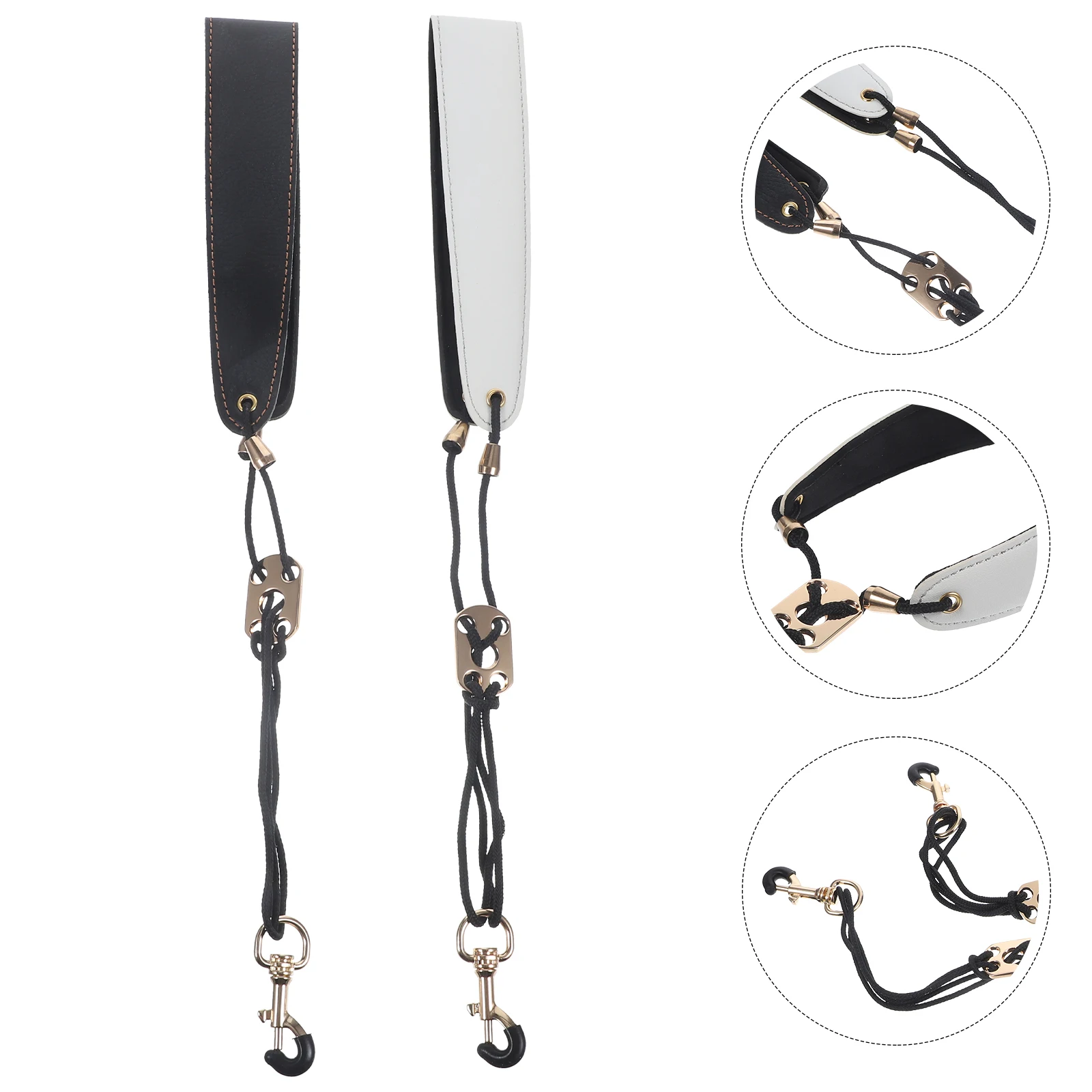 

2 Pcs Saxophone Strap Shoulder Straps for Neck Kids Musical Instruments Belt Saxaphone Gothic Baby