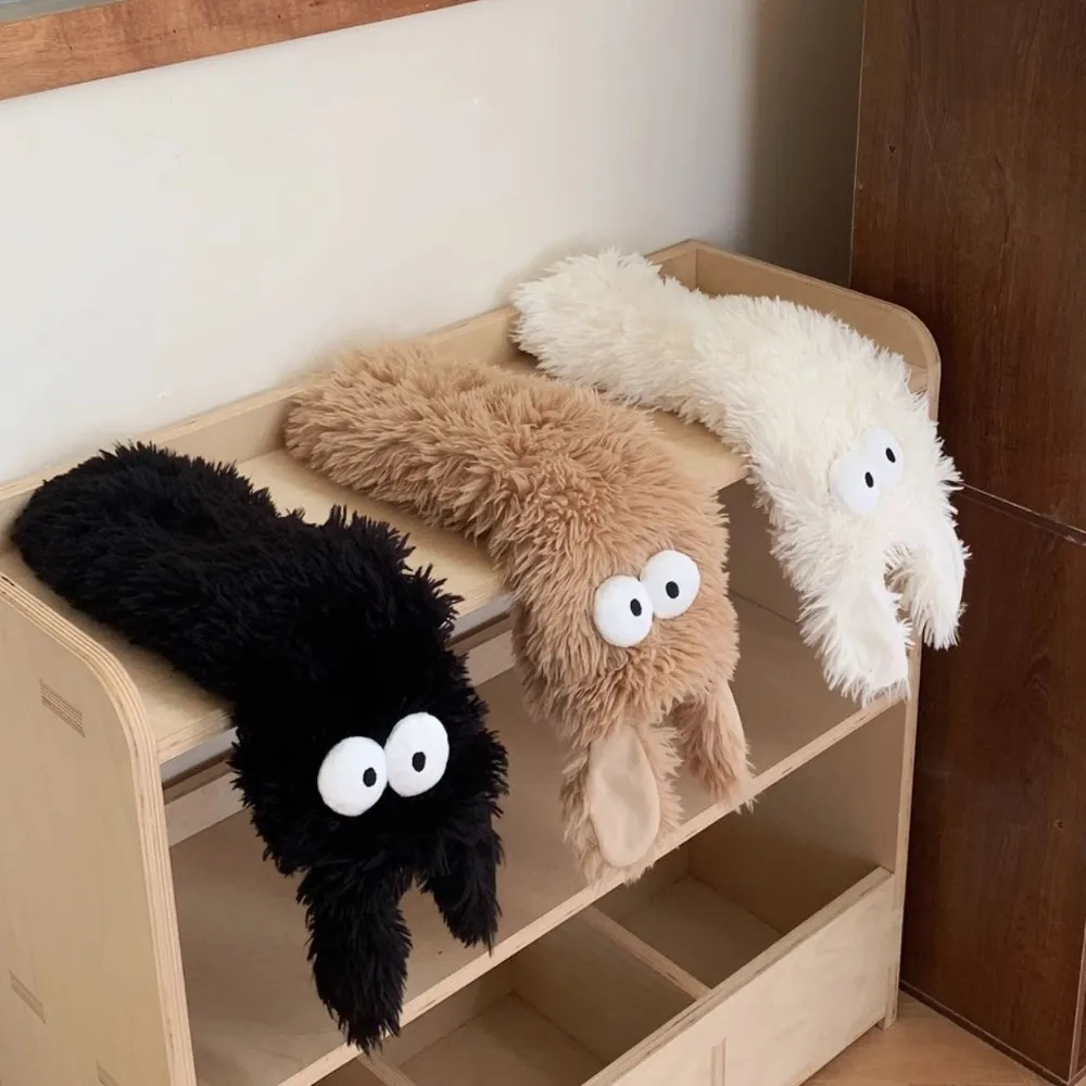 

Kawaii Big Eyes Slipper Socks with Puppy Ears Mid-Calf Thickened Non-slip Floor Socks Cartoon Warm Coral Fleece Socks Gifts