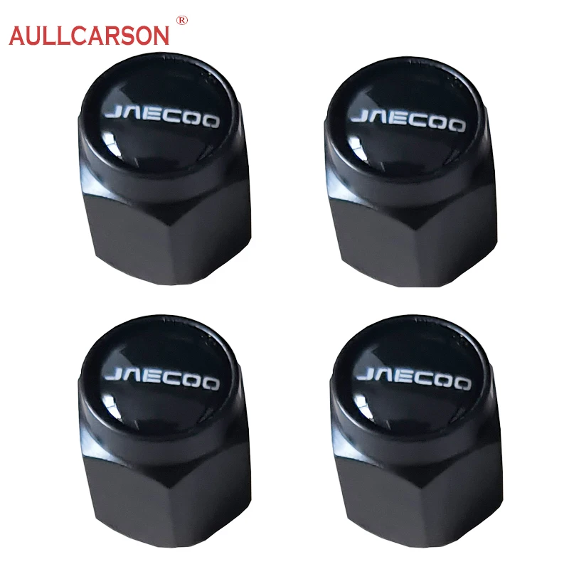 New Alloy Material For Chery Jaecoo J7 J8 J5 6 Car Wheel Tire Air Valve Caps Stem Cover With Brand Accessories 4 Pieces
