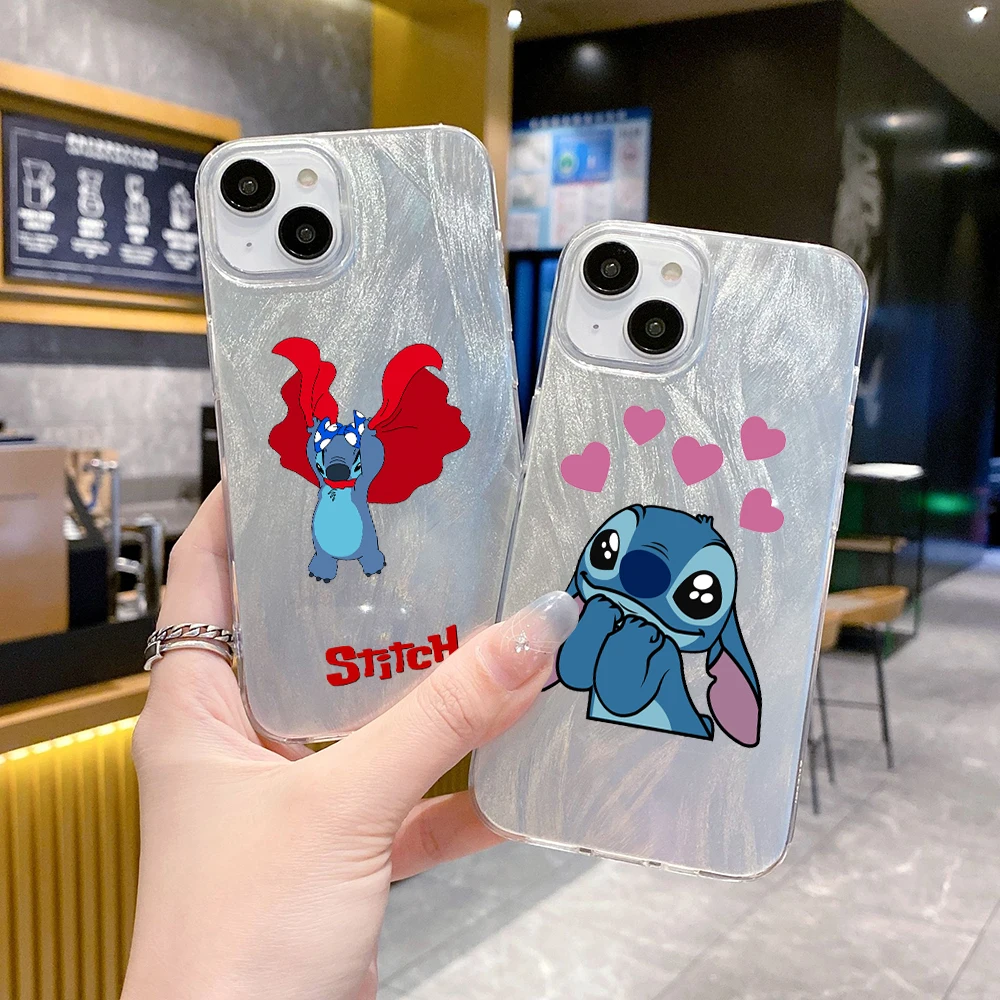 Cute Disney Stitch Phone Case FOR Samsung Galaxy A30 A25 A24 A23 A22 A217F A21 A20 A15 A14 A13 A12 S LITE M32 5G