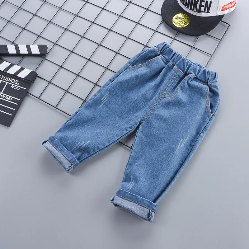 New  Baby Boys Clothes Suit Spring Autumn Infant Outfits Children Shirt Jeans 2Pcs/Sets Toddler Casual Costume Kids Tracksuits