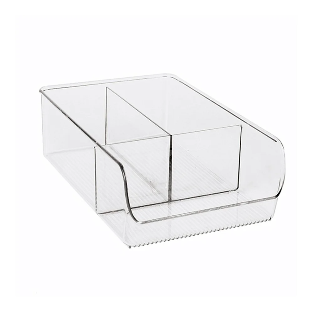 1 stuks make-up opbergdoos plastic organizer transparante bureauhouder multi-slot verdeler voor lippenstift nagellak dressoir