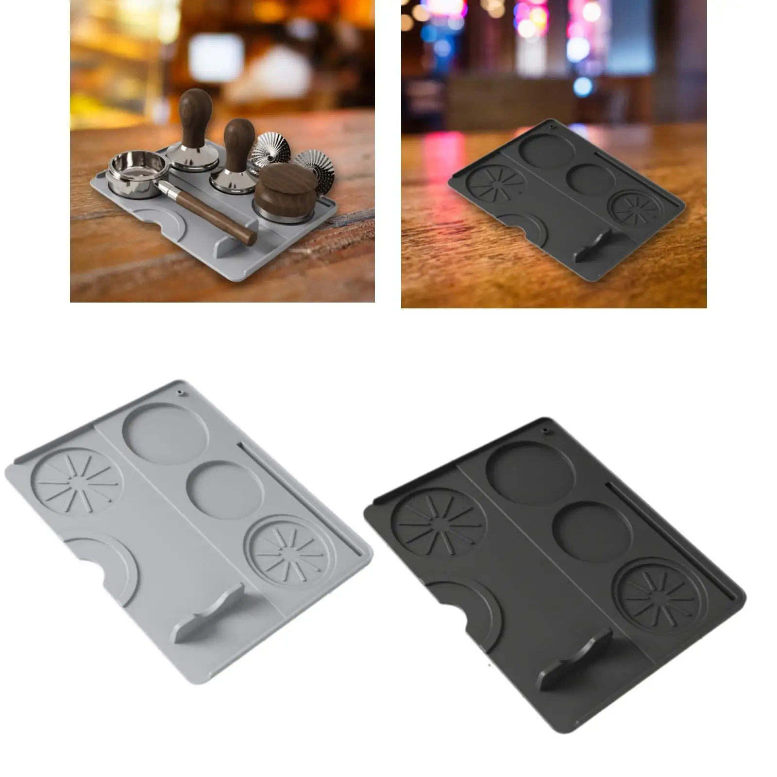 سجادة سدادة الاسبريسو، ملحقات القهوة، حامل ناعم من السيليكون، وسادة العبث