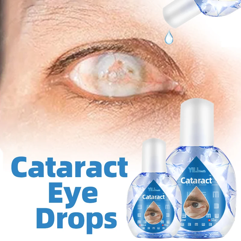 12ml Cataract Treatment Eye Drops for Blurred Vision Cure and Dry Eyes Eyes Drops Cloudy Eyeball Removal Medicine