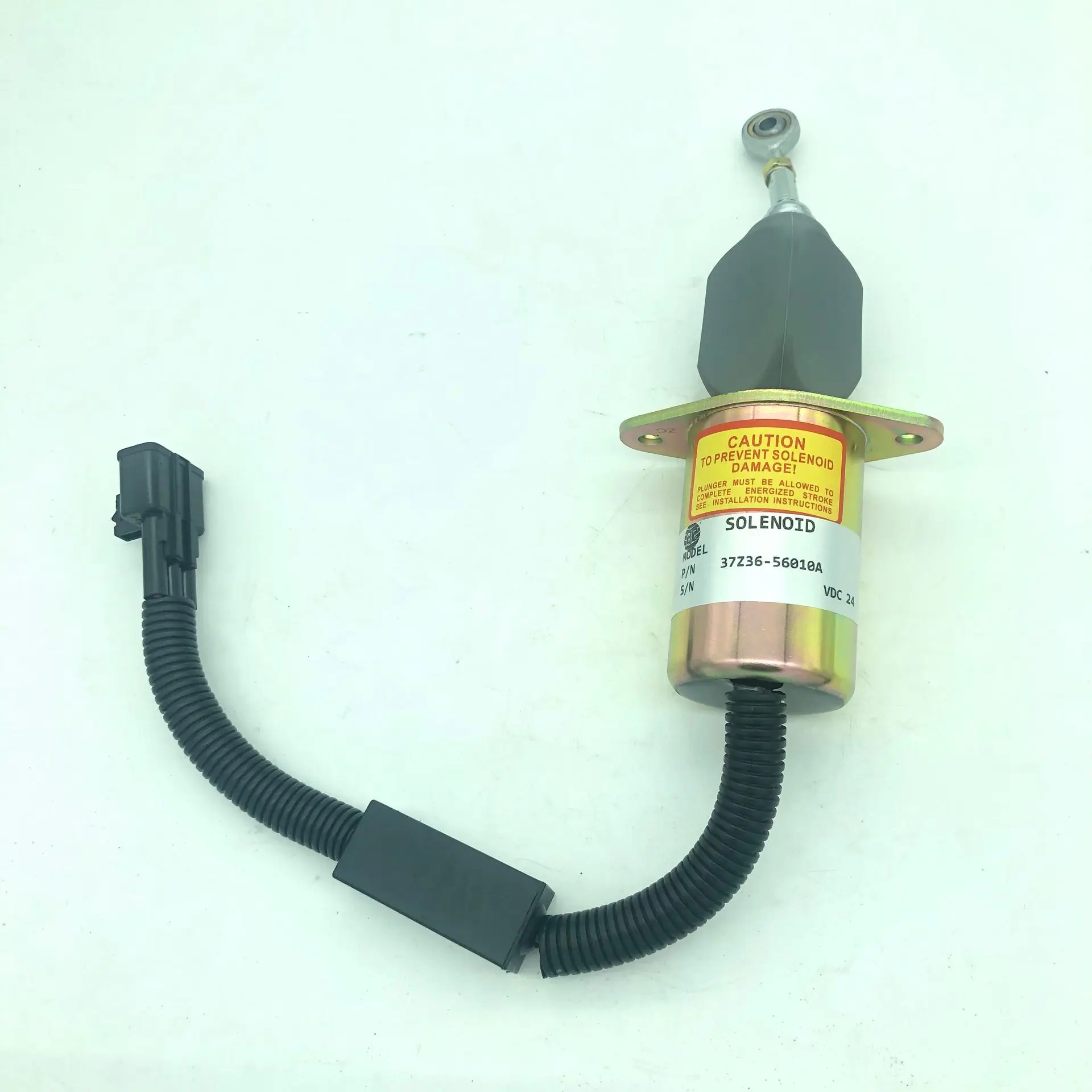 

Diesel Fuel Shutoff Shut off Down Stop Solenoid Valve 37Z36-56010 37Z36-56010A 37Z36-56010-A 3977620 24V for Cummins 6L 6CT