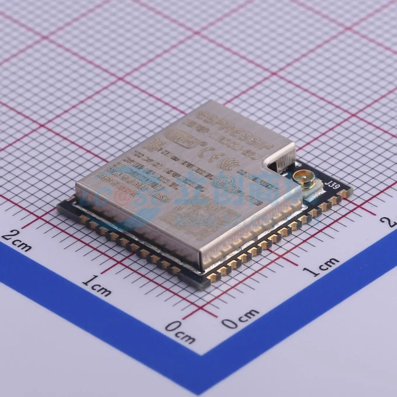 4pcs ESP32-WROOM-32U-N4 SMD 19.2x18mm ESP32-DOWD Bluetooth4.2 WiFi Wireless IoT Smart Home Module