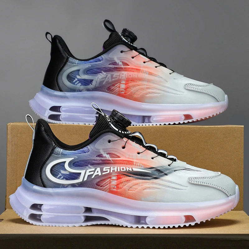 

Мужская спортивная обувь, удобная дышащая обувь для бега, новинка 2025, противоскользящие кроссовки, кожаная мягкая уличная спортивная теннисная обувь для мужчин