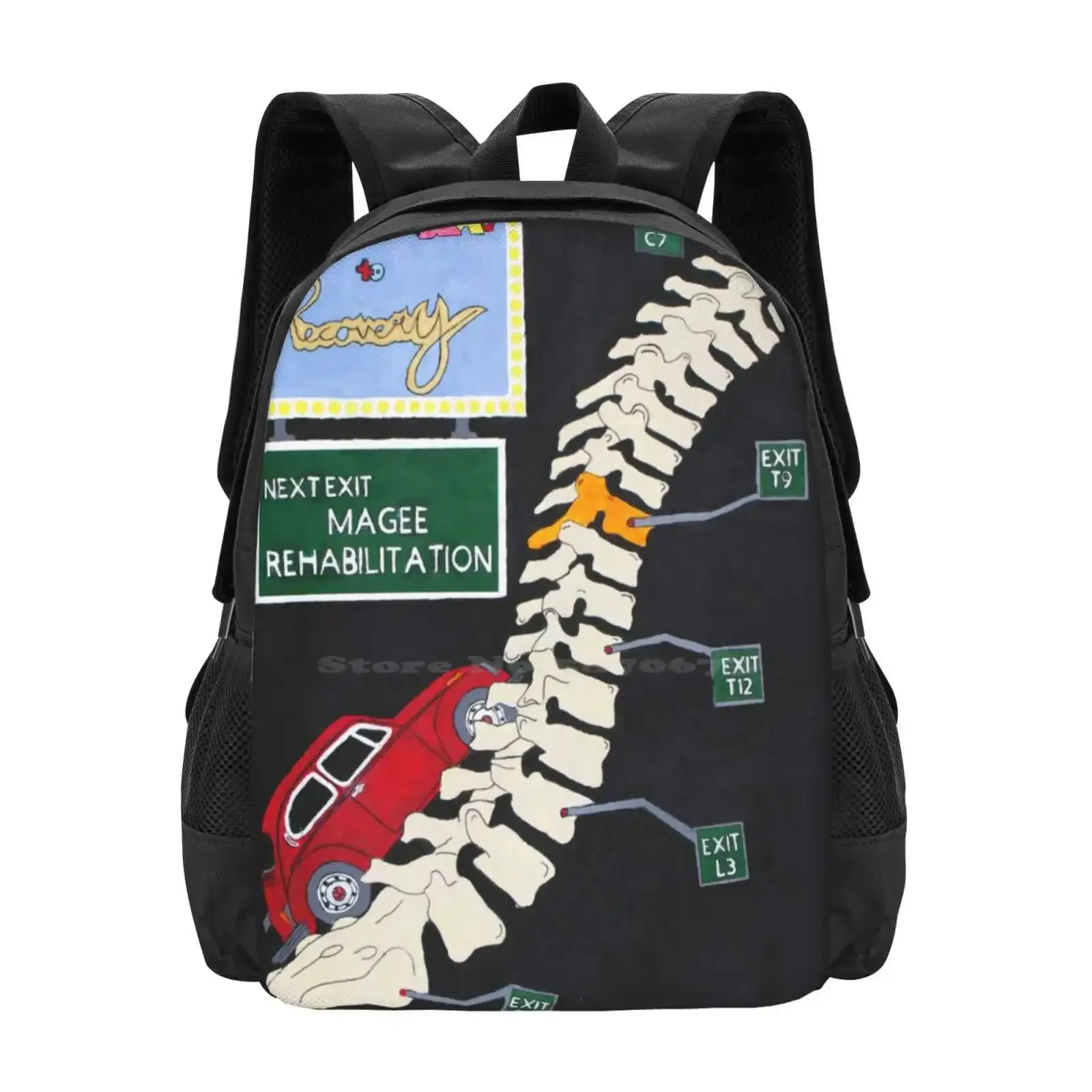 

On The Road To Recovery Hot Sale Backpack Fashion Bags