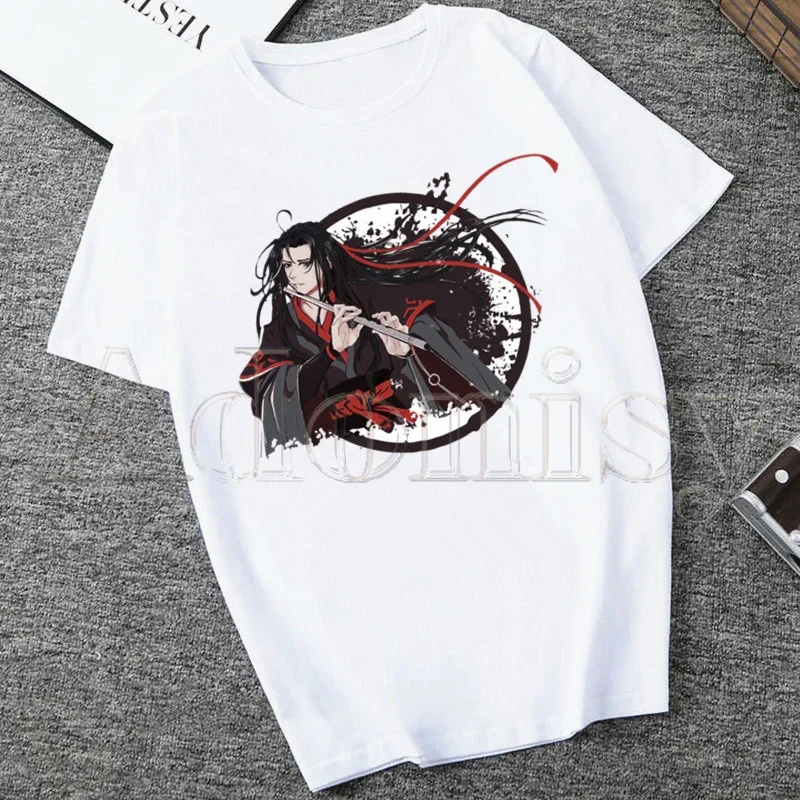 Mo Dao Zu Shi Summer Fashion Shirt Graphic T Shirt Women Tops Base O-neck Tees Funny Girls Tshirt