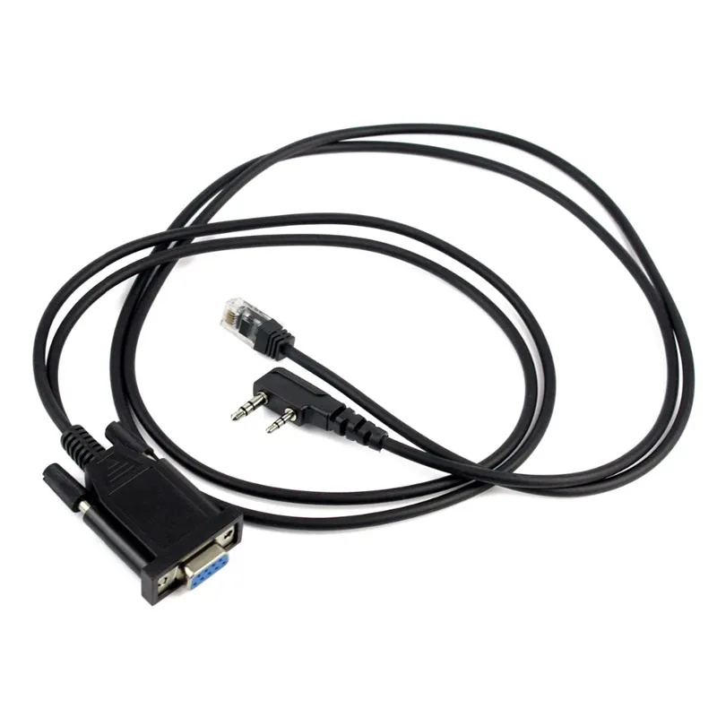 Baofeng UV-5R Walkie Talkie 2 in 1 RS232 Programming Cable for Kenwood KPG-4 KPG4 KPG-22 KPG22 TK-3207 TK-2207 H777 Radio