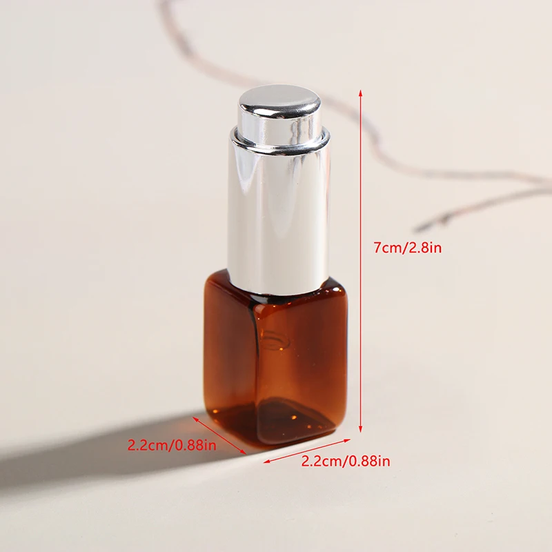 10ml Refillable Glass Dropper Bottle Essential Oils And Perfumes Empty Cosmetic Bottles Press Type Simple Style