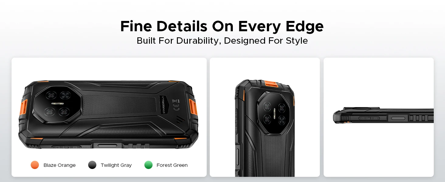 DOOGEE 5.5" Fire 3 Rugged Phone 12GB RAM(3+9) 64GB ROM 8350mAh Battery Android 16 Widevine L1 Google Pay Support Smart Phone NFC