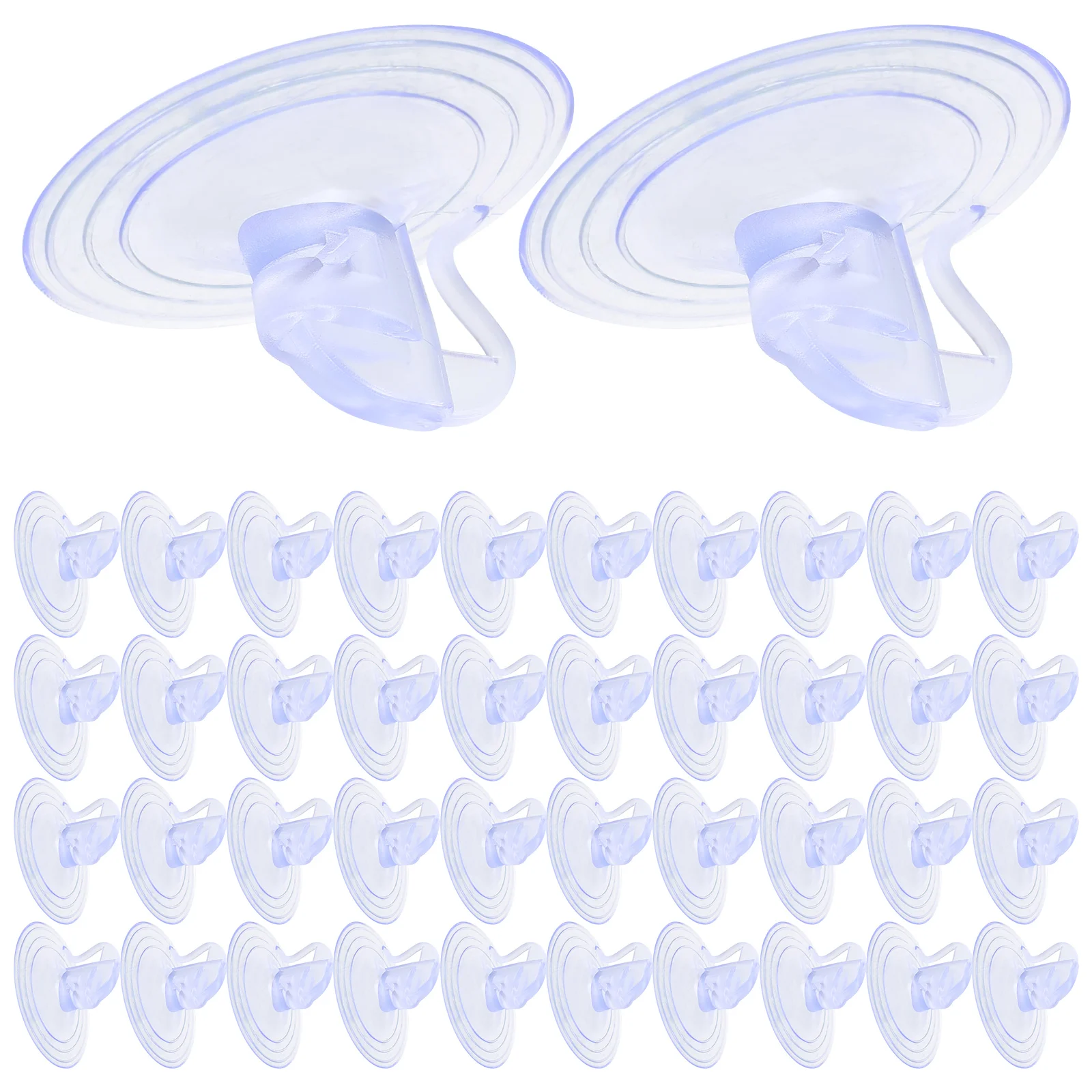 

100 Pcs Window Hanging Suction Cups Screen for Car Pvc Strong Adhesive Holder Small