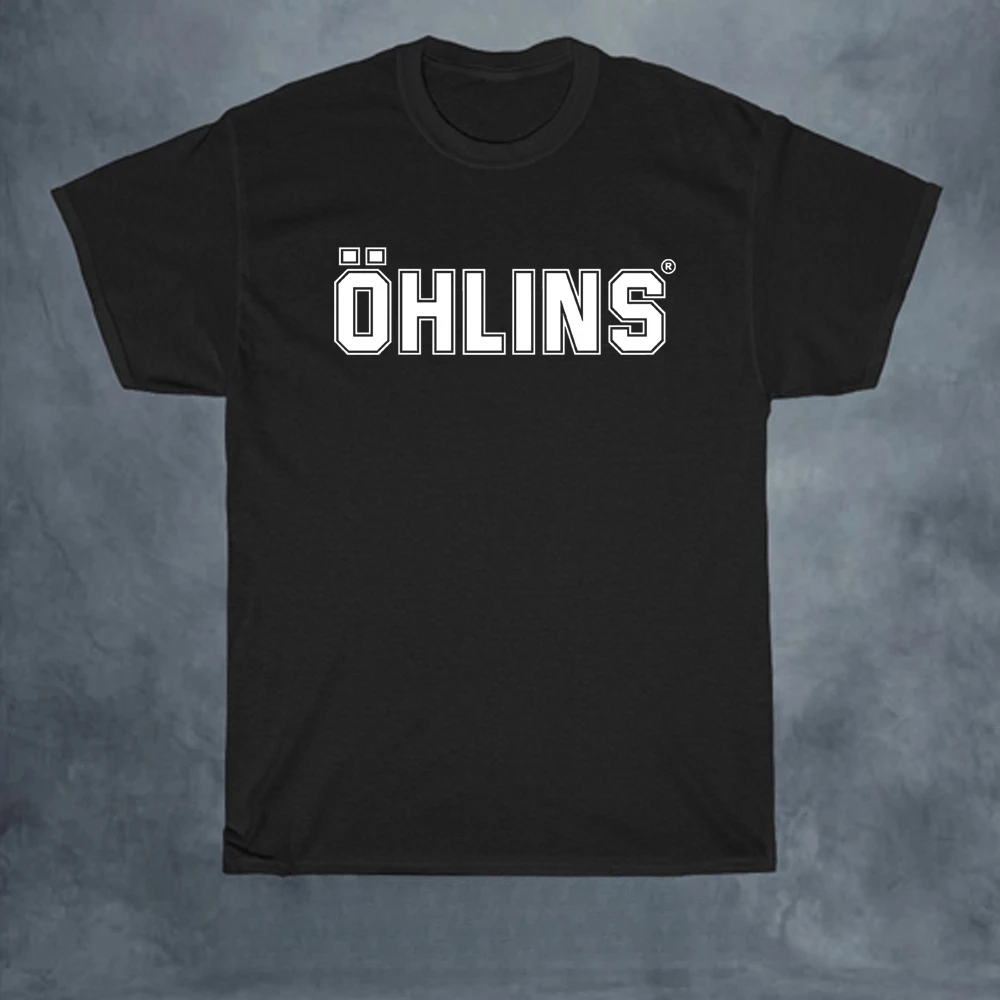 Ohlins Car Racing Suspension Shocks Motorsport T-shirt Cotton Graphic Tee Men Women Summer Streetwear