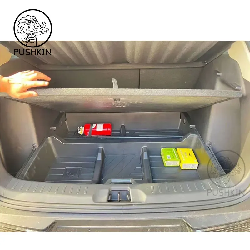 Rear Trunk Box Luggage Panel Fit Front Box Protection Patch Guard Plate For BYD ATTO 3 yuan plus 2021 2022 2023 Accessories