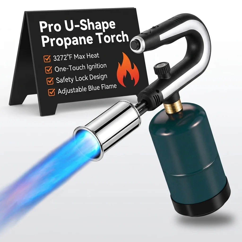 

New Adjustable Flame High Temperature Igniter, Suitable for Barbecue, Charcoal Cooking Igniter